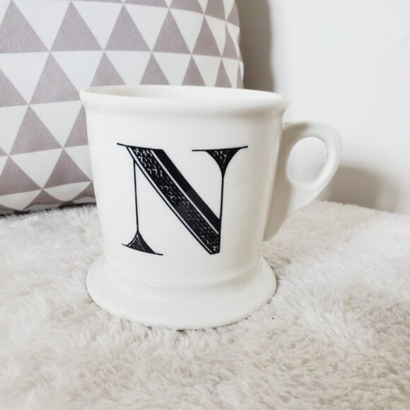 Anthropologie Monogram N Alphabet Mug - Picture 2 of 4